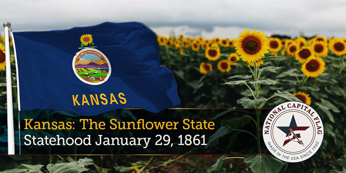 Comoros Flag - Fringe 15 Kansas Statehood Flag History