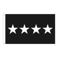 US Space Force 4 Star General Officer Flag - Grommets
