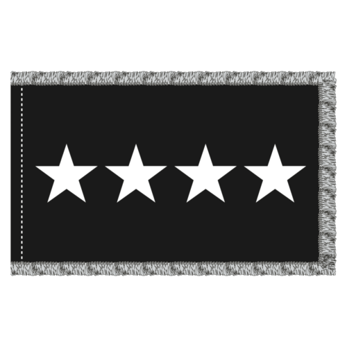 US Space Force 4 Star General Officer Flag - Fringe