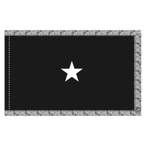 US Space Force 1 Star General Officer Flag - Fringe