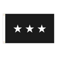 US Space Force 3 Star General Officer Flag - Grommets