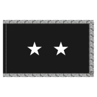 US Space Force 2 Star General Officer Flag - Fringe