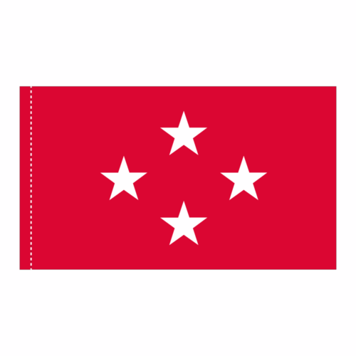 USMC 4 Star General Officer Flag - Pole Hem