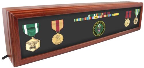 Medal Display Case Walnut