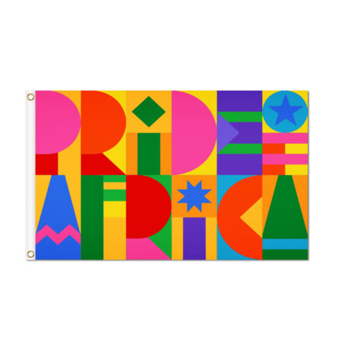 Pride of Africa Flag Grommets Finish
