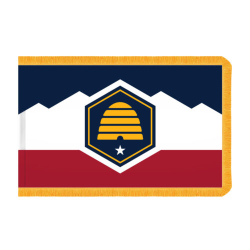 Utah Flag Fringe Finish