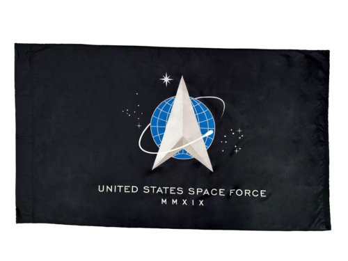United States Space Force Flag Pole Hem Finish