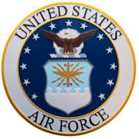 Air Force Wall Seal - Painted Wood