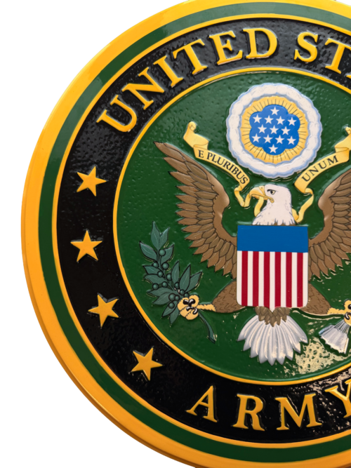 Army Wall Seal Close Up