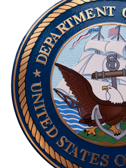 Navy Wall Seal Close Up