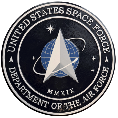 Space Force Wall Seal Painted Wood Finish